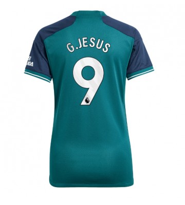 Arsenal Gabriel Jesus #9 Koszulka Trzecich Kobiety 2023-24 Krótki Rękaw